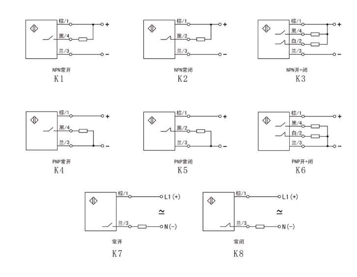 接近開關(guān)接線圖怎么看？